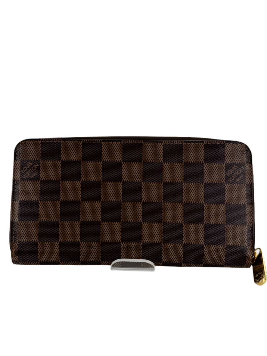 damier azur zip around wallet