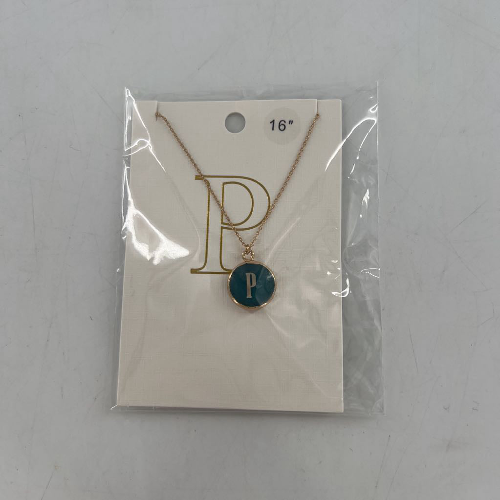 "P" necklace