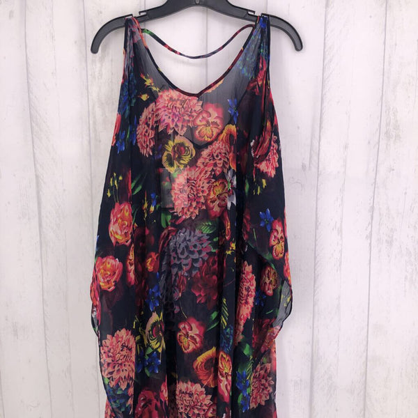 NWT OS floral cover up