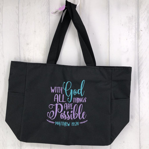NWOTwith God all things are possible tote