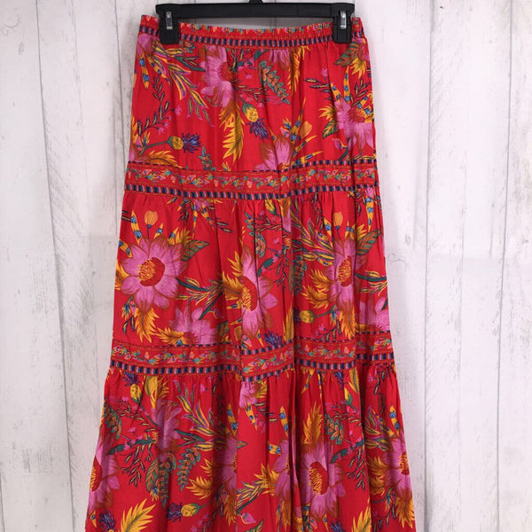 S floral maxi skirt