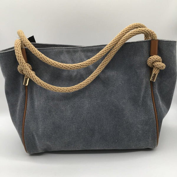fabric rope strap tote