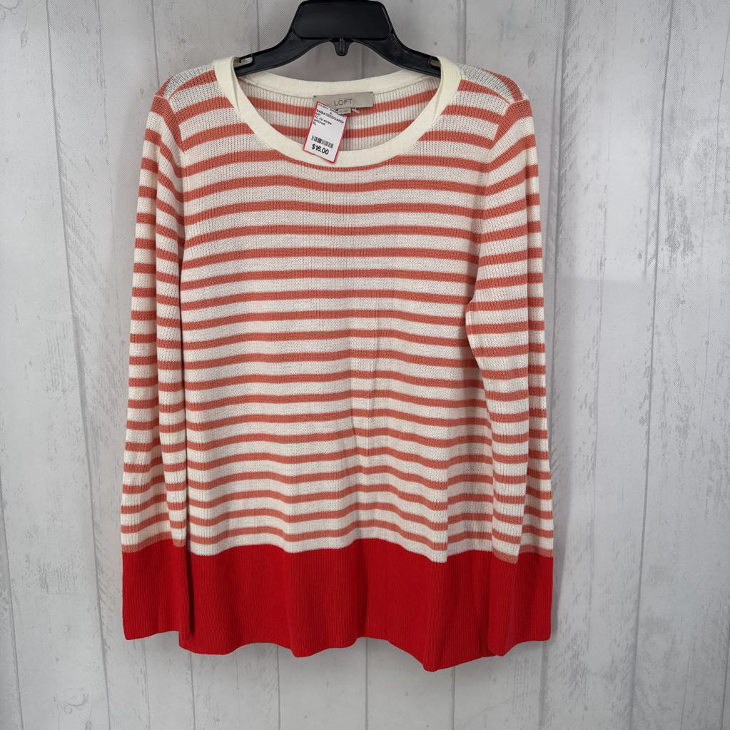 XL l/s stripe sweater