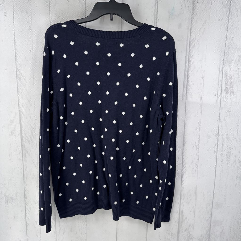 R36 L l/s dot print sweater
