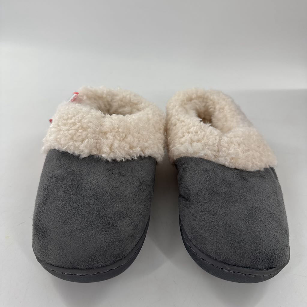 S faux fur slippers