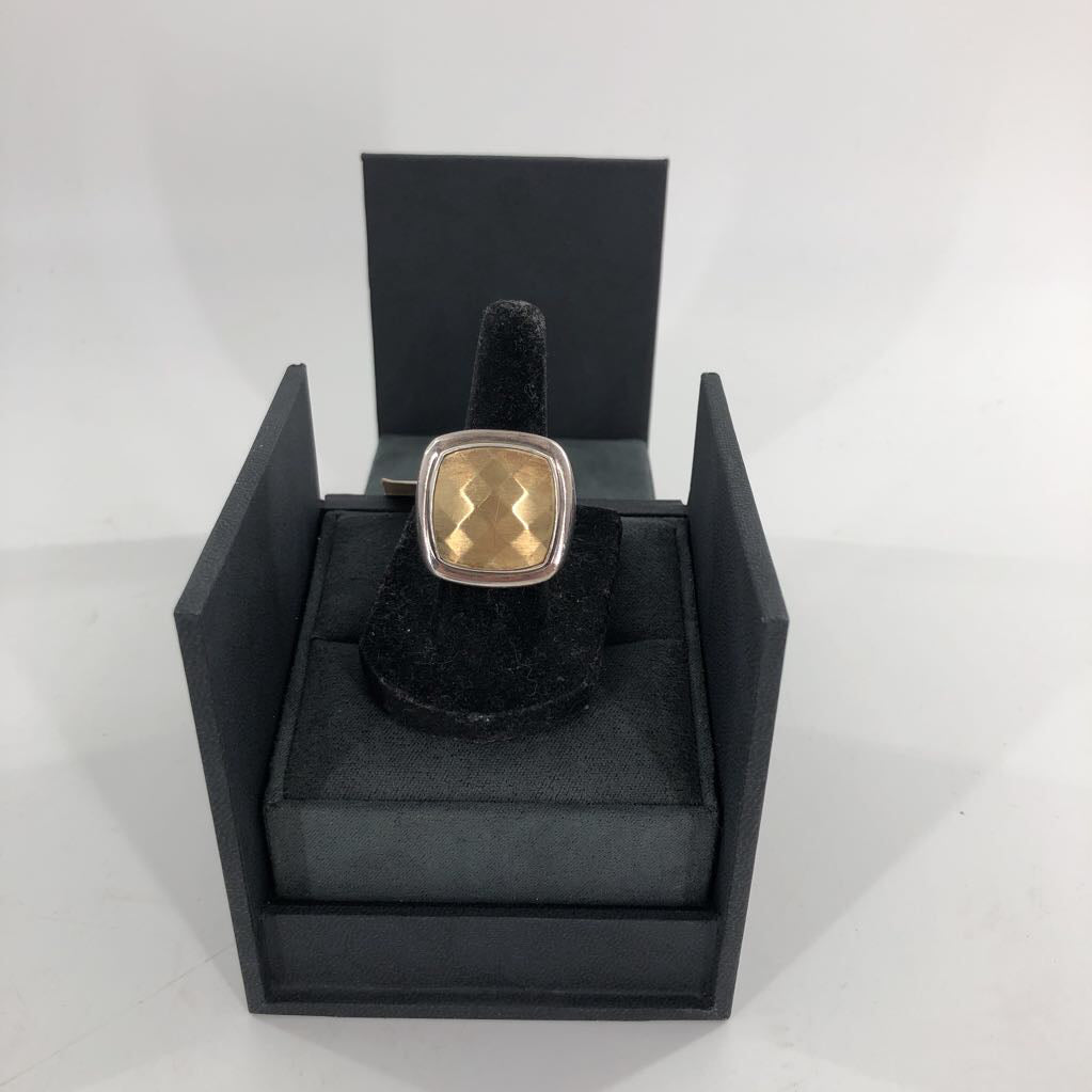 David Yurman checkerboard albion ring Sz6.5