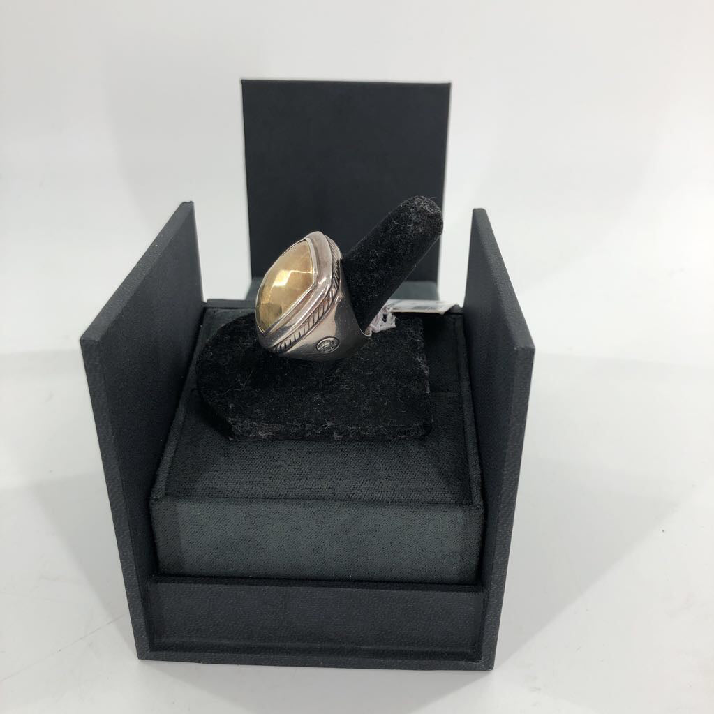 David Yurman checkerboard albion ring Sz6.5