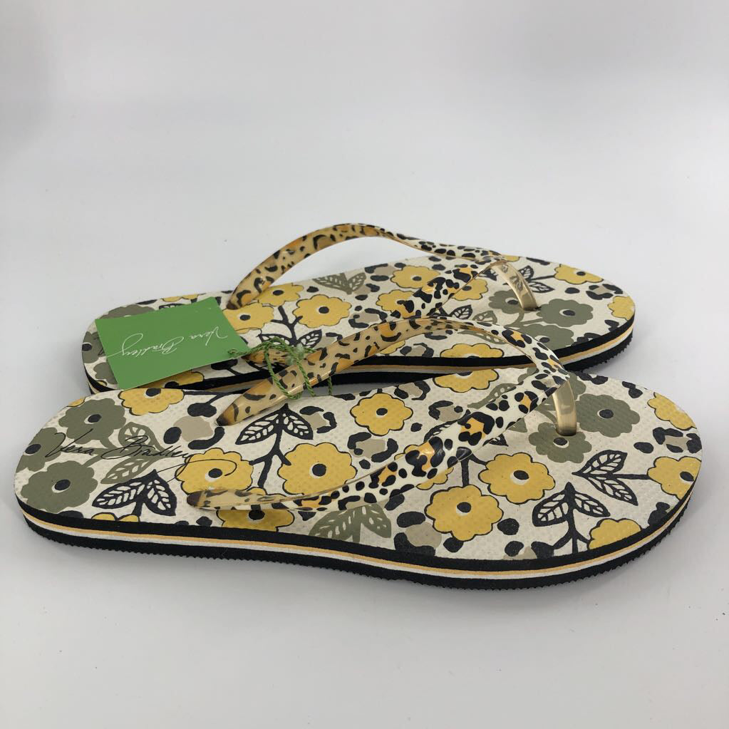 S(5-6) Animal print flip-flop