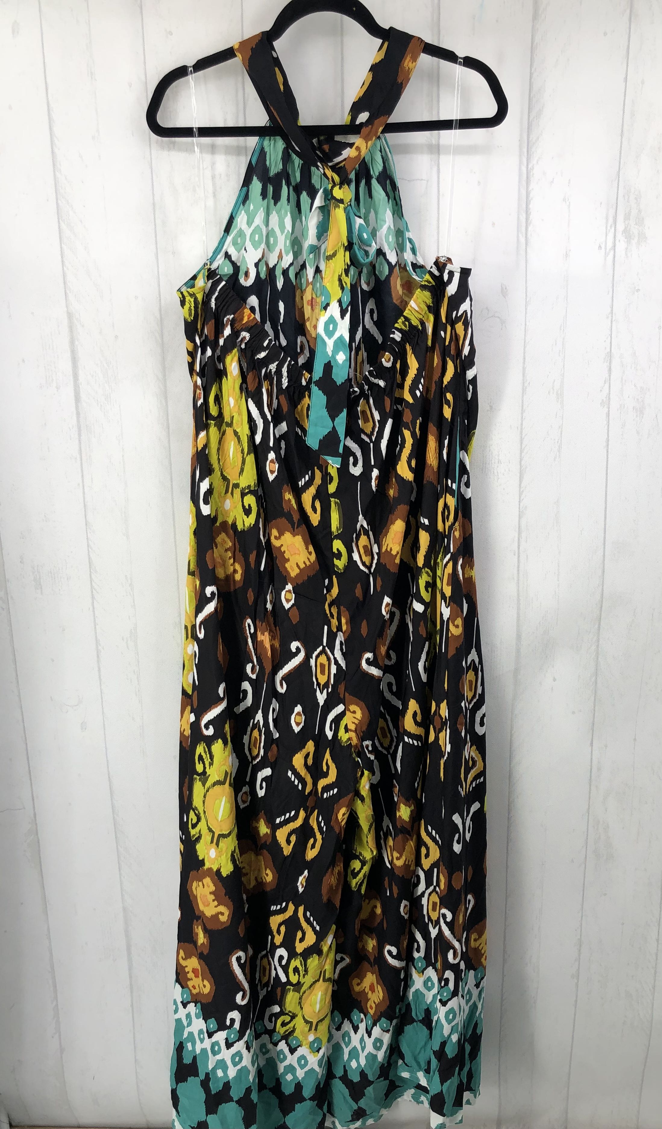 22/24 halter print jumper