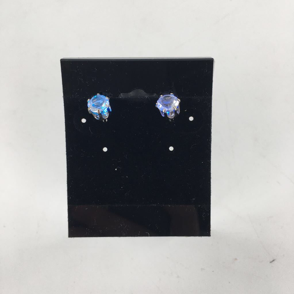 CZ LED color changing earrings