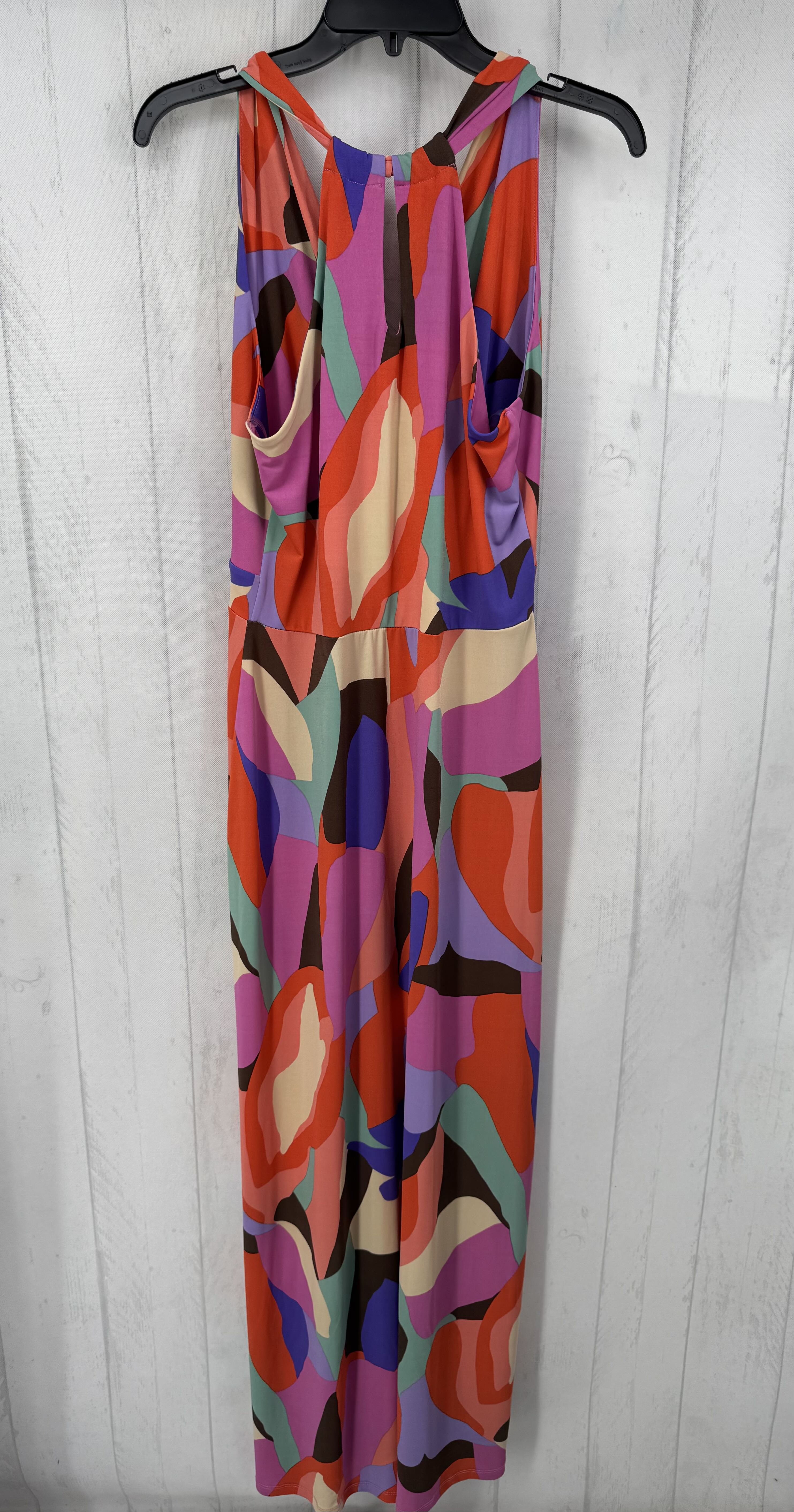 R60 L slvls v-neck print maxi dress