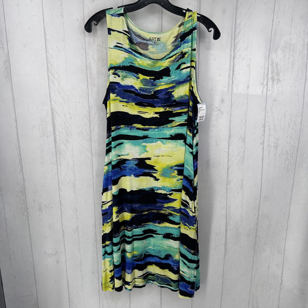 XL Printed slvls dress