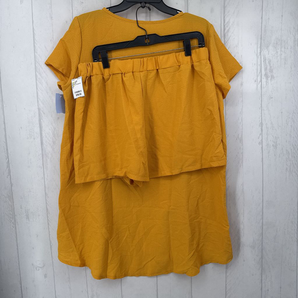 2Pc XL Crossover s/s tunic & shorts