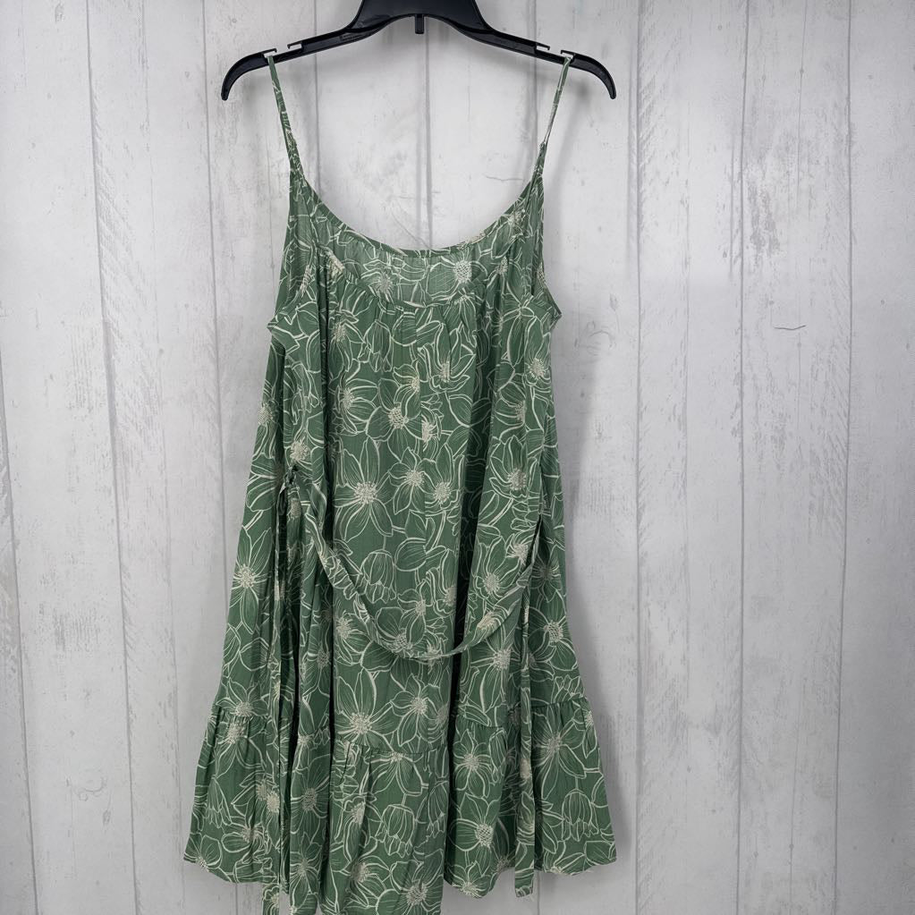 R38 L Strappy flo print slvls dress