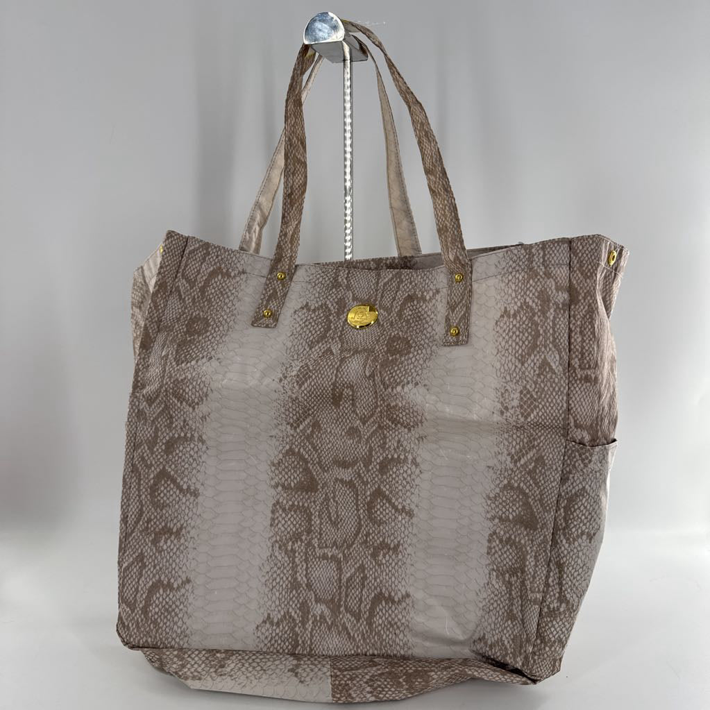 snakeskin RFD tote