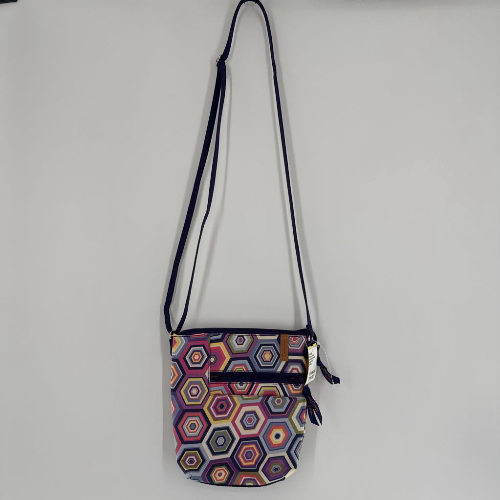 printed canvas crossbody