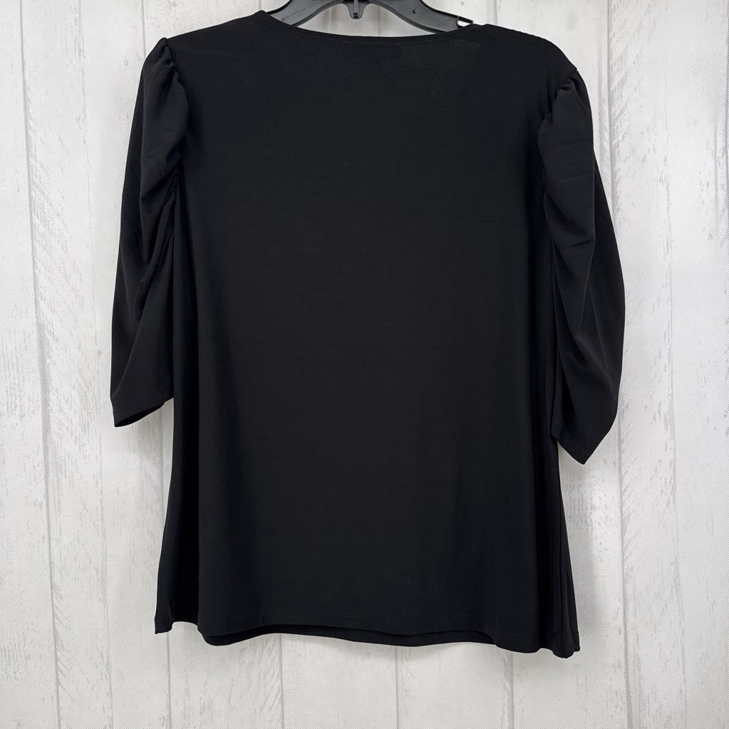 L cutout elbow slv top