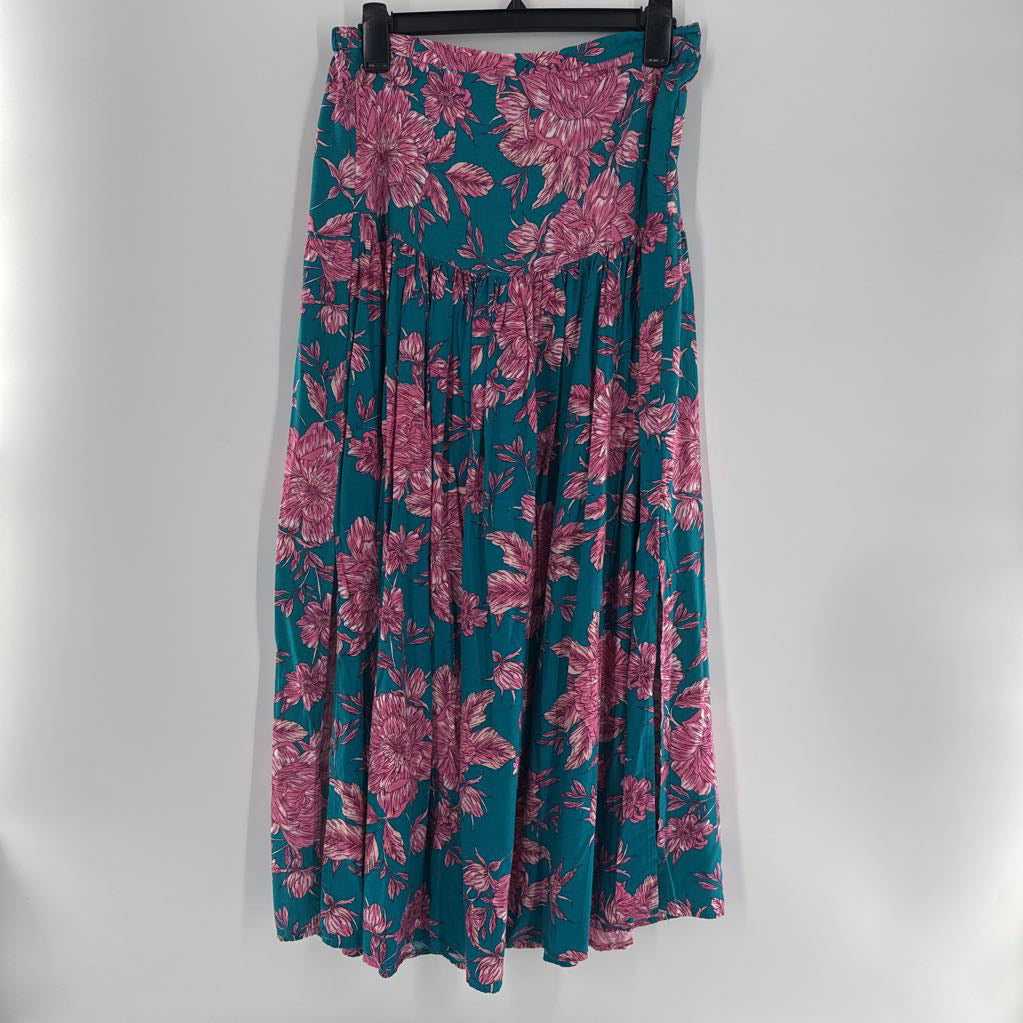 M flo print maxi skirt