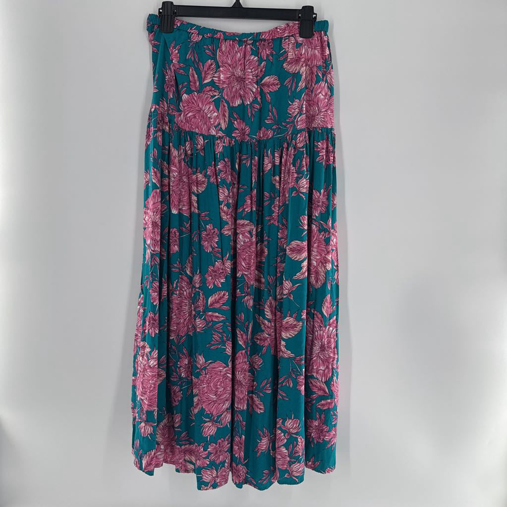 M flo print maxi skirt