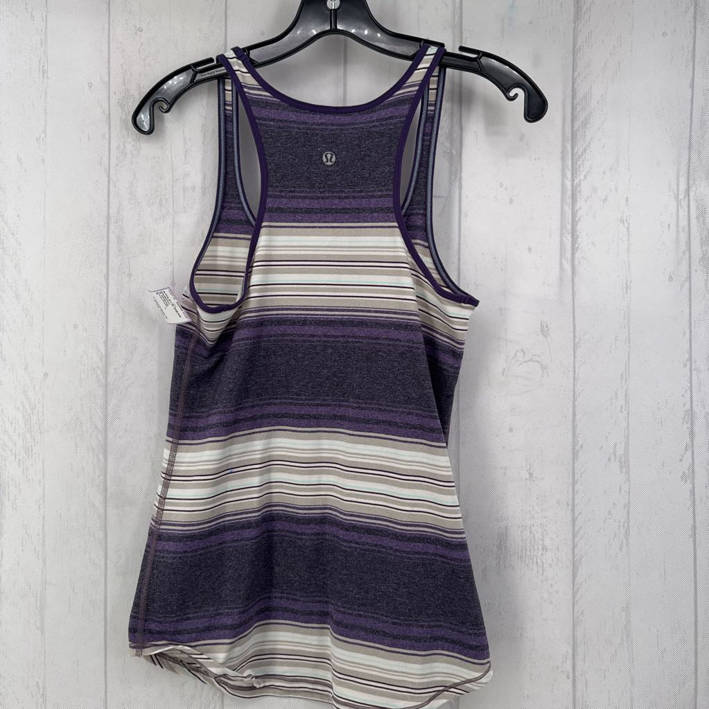 S striped racerback tank