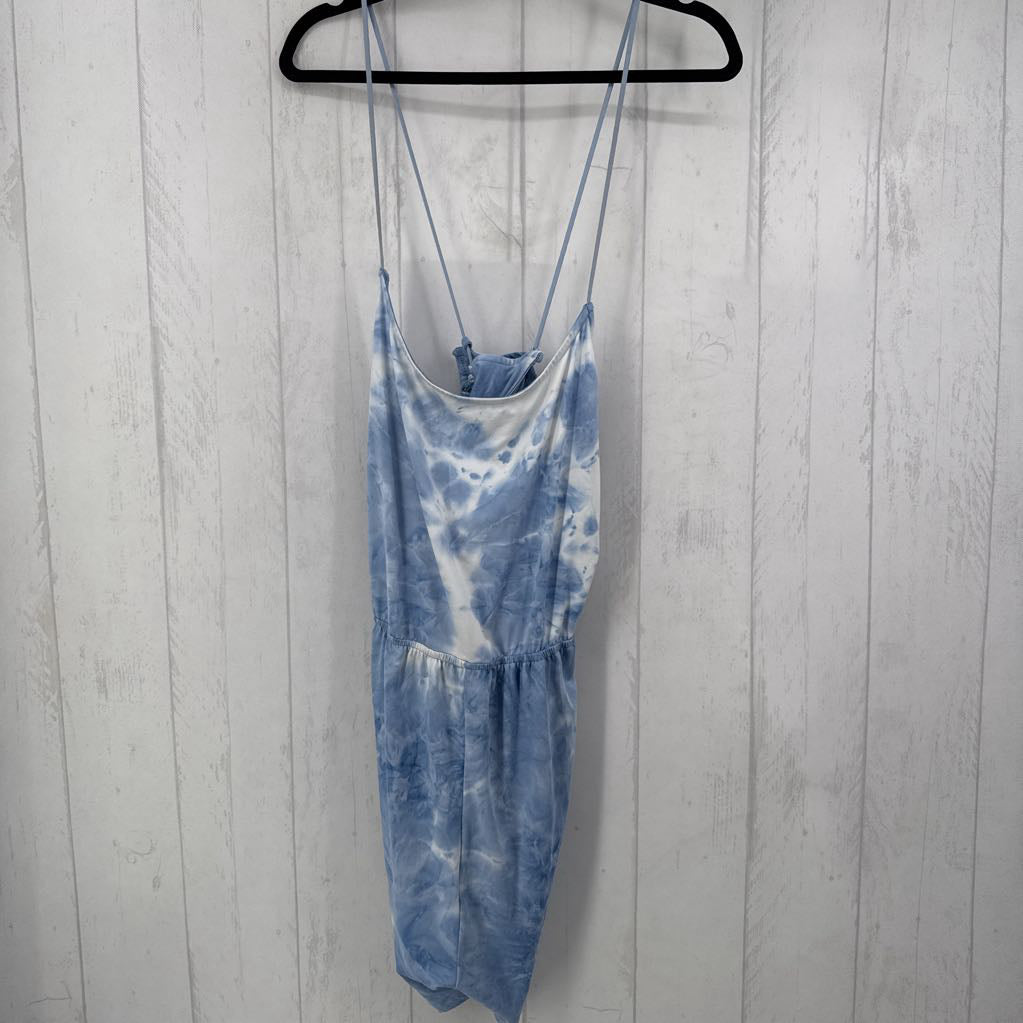 3X tie-dye slvls romper