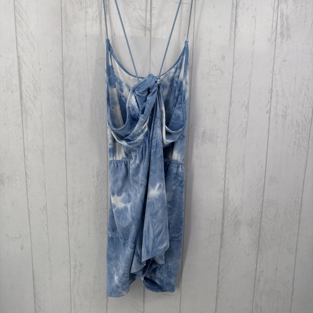 3X tie-dye slvls romper