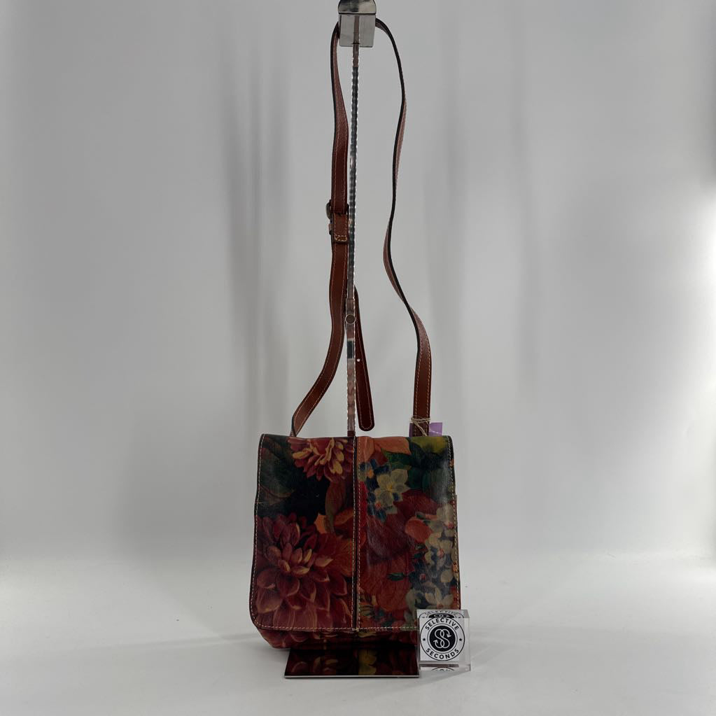 floral flap crossbody