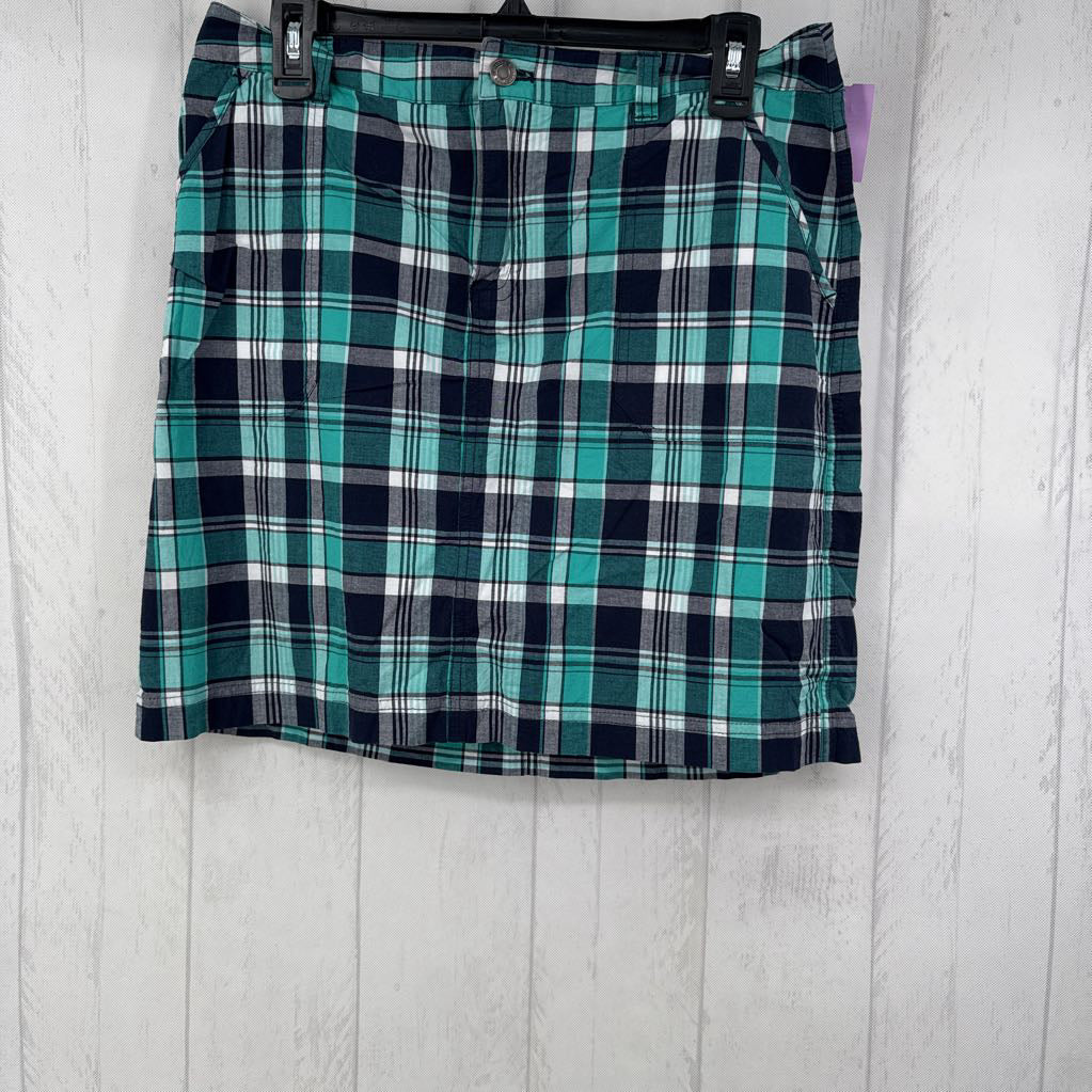 8 plaid skort