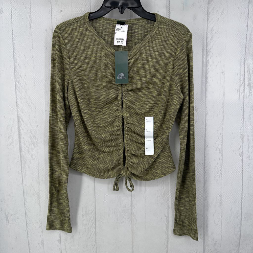 R18 M rib knit l/s top