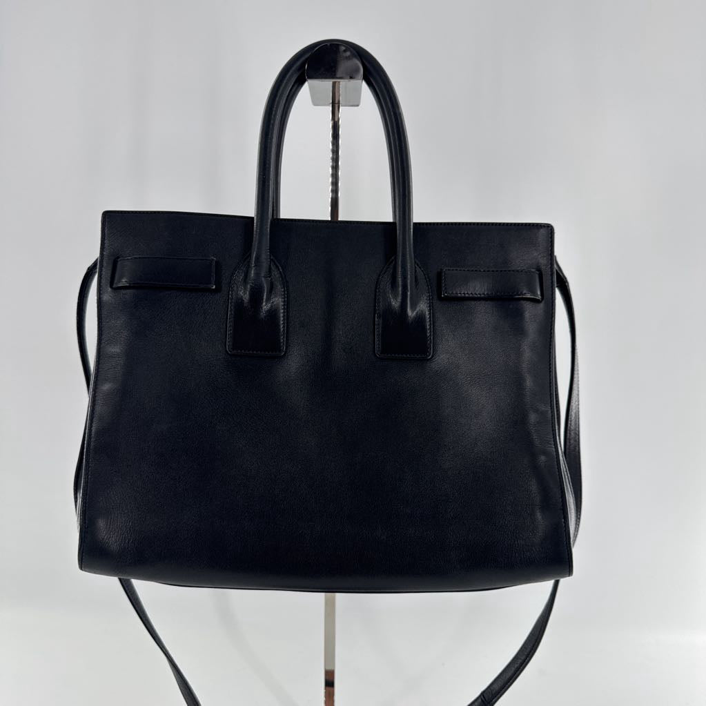 dual handle zip middle compartment satchel