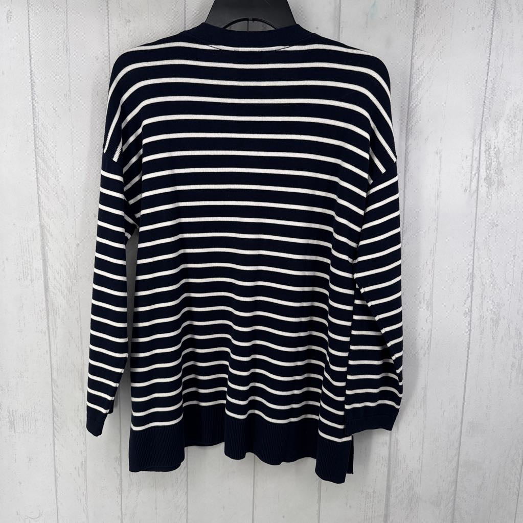 XL/P striped button down cardi