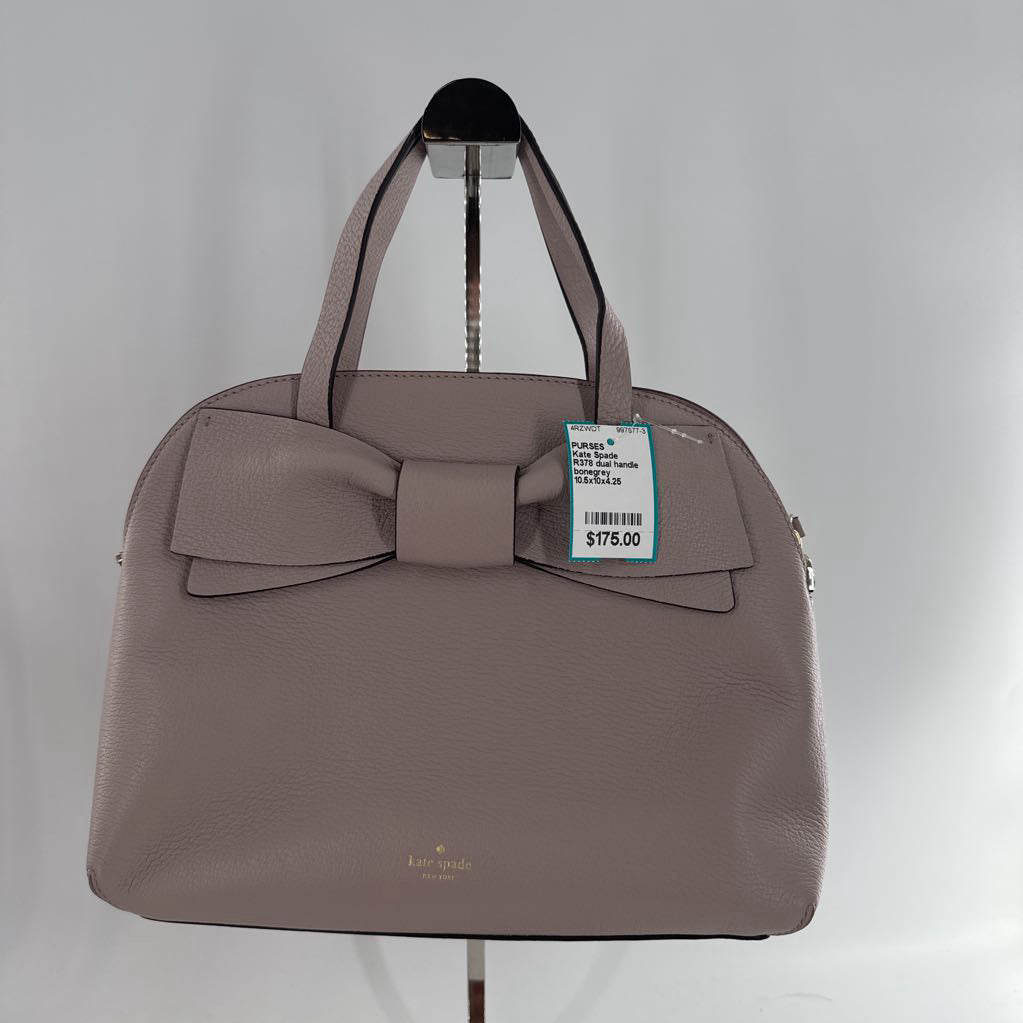 R378 dual handle bow satchel