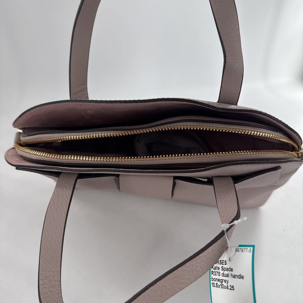 R378 dual handle bow satchel