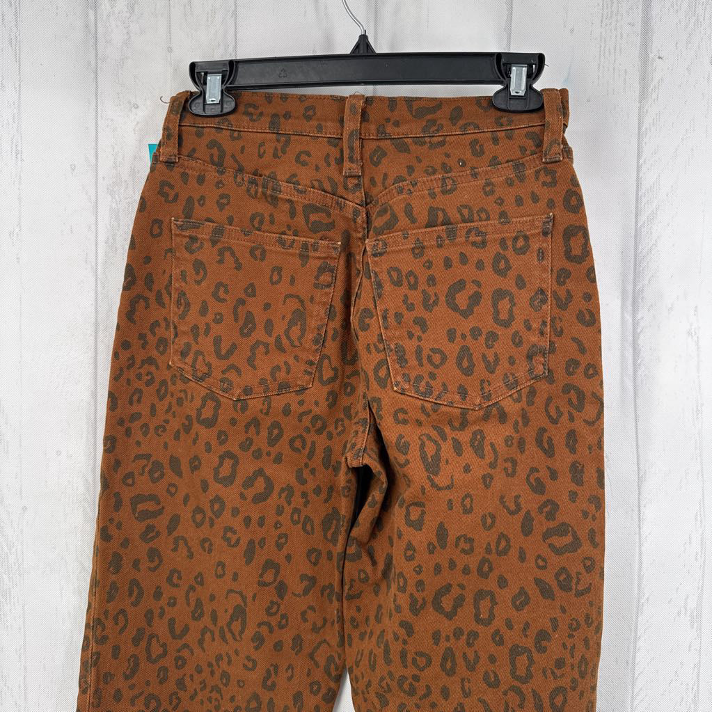 00 animal print jeans