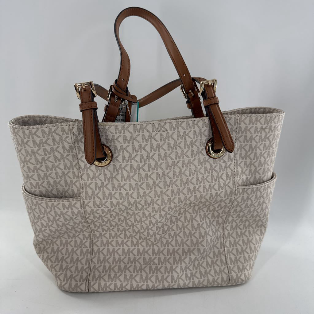 monogram triple compartment tote