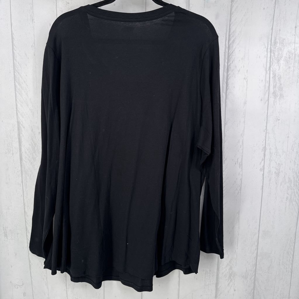 3x l/s v-neck top