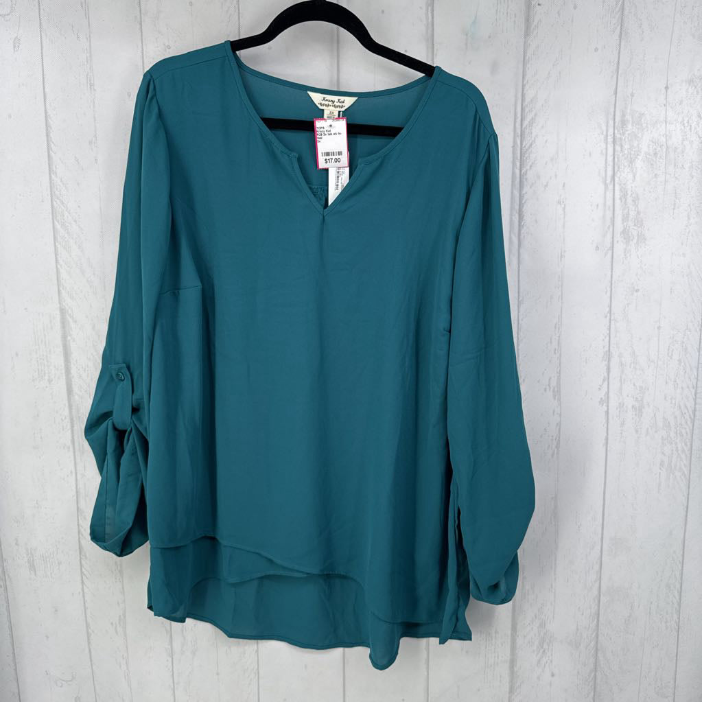 R29 3x tab slv hi-low top