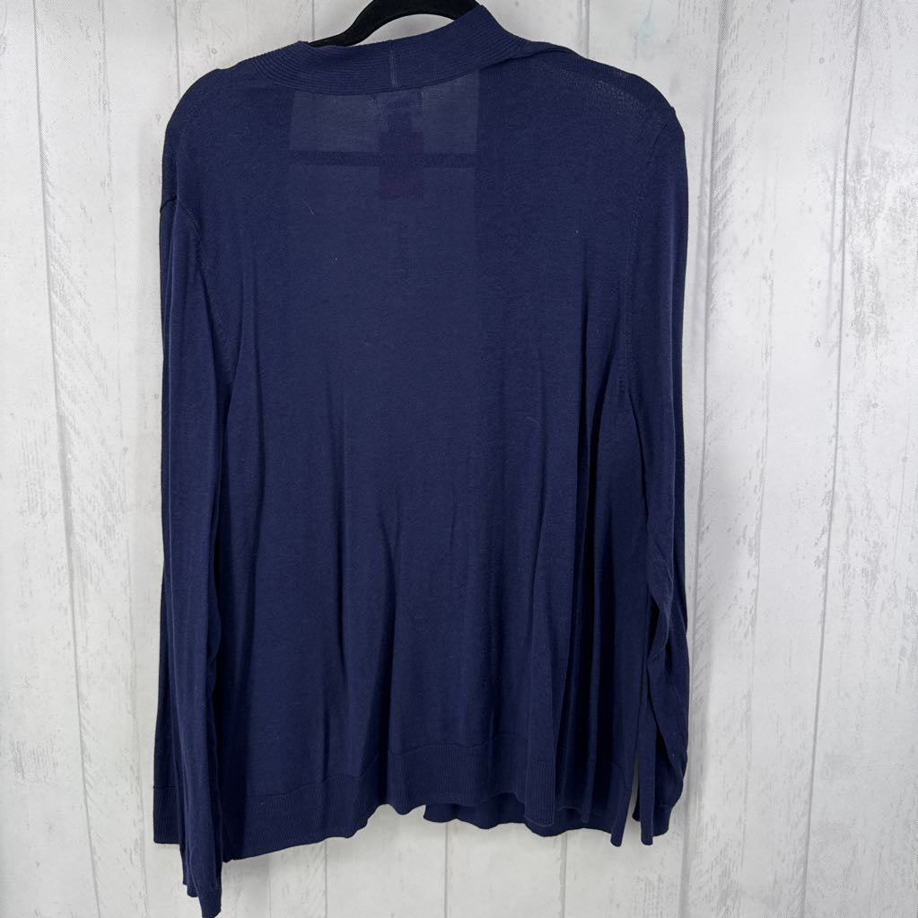 XXL l/s open cardigan