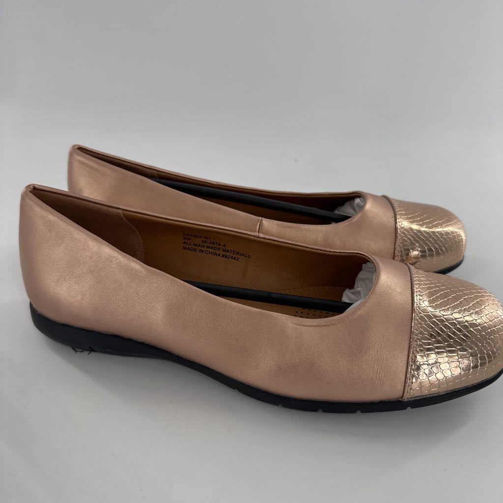 9W slip on flats