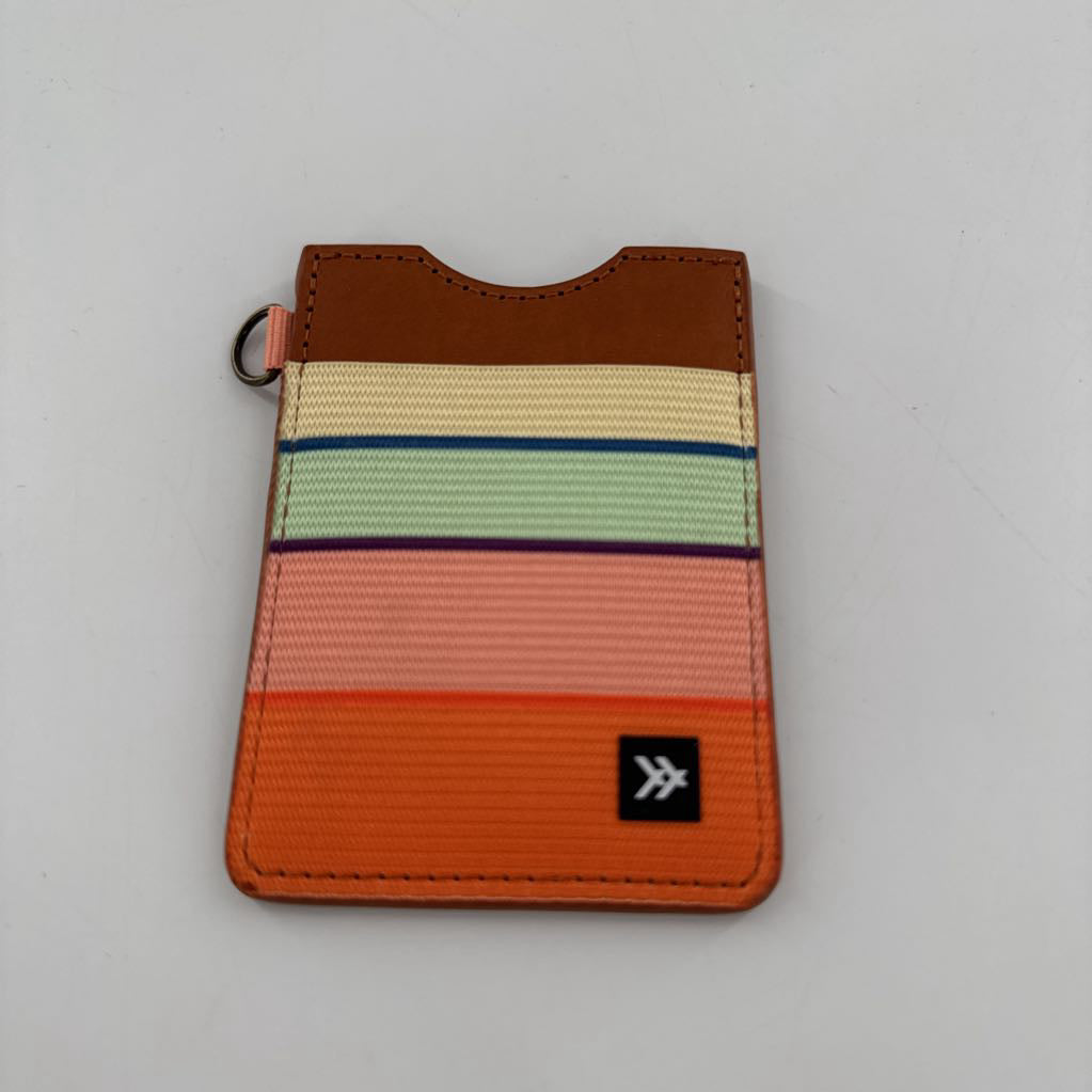 stripe card holder wallet