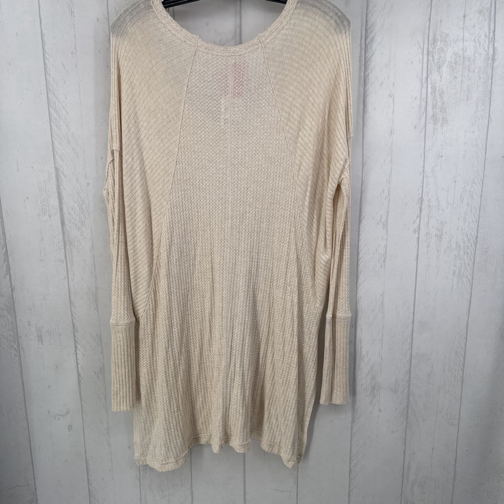 R68 L waffle knit dolman slv tunic