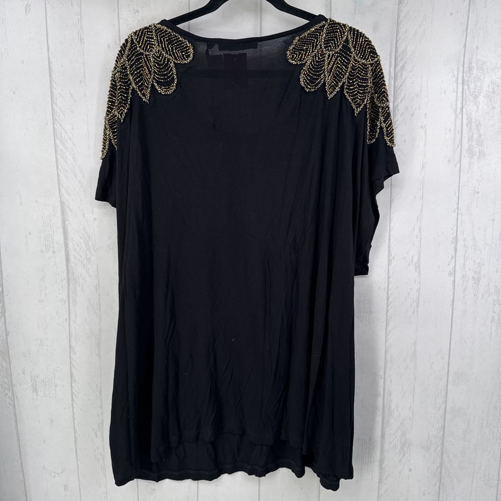26 s/s embellished top