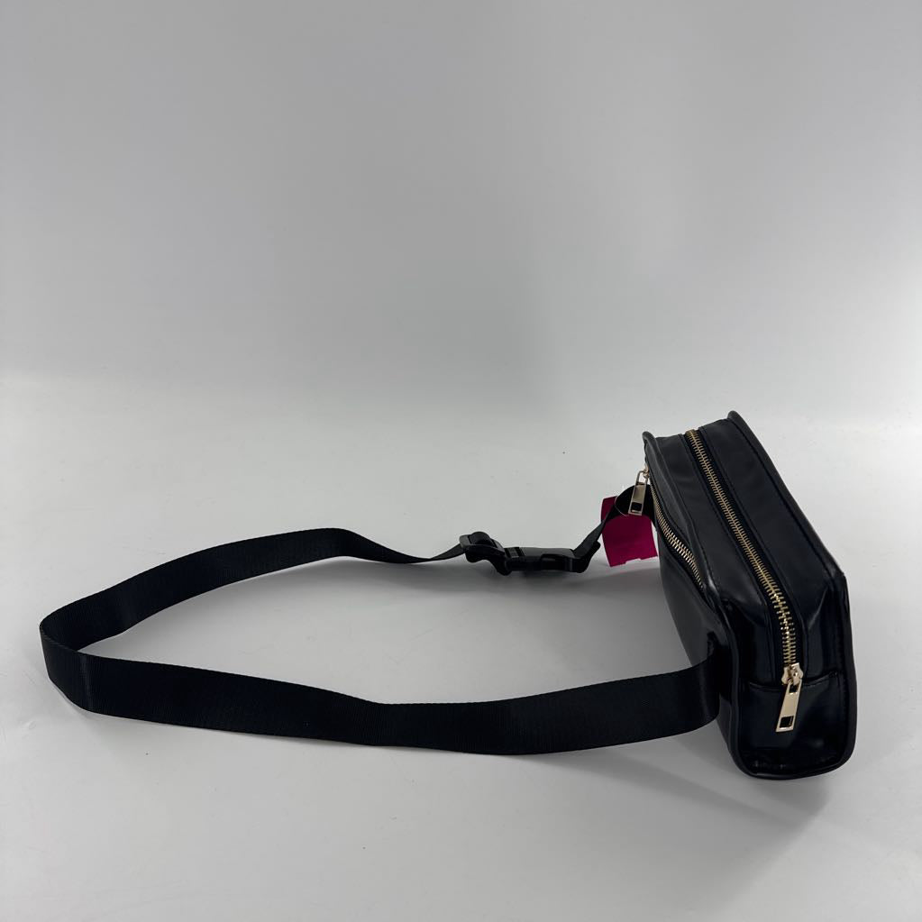 vegan leather quilted beltbag