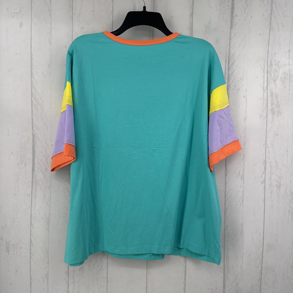 L colorblock s/s tee