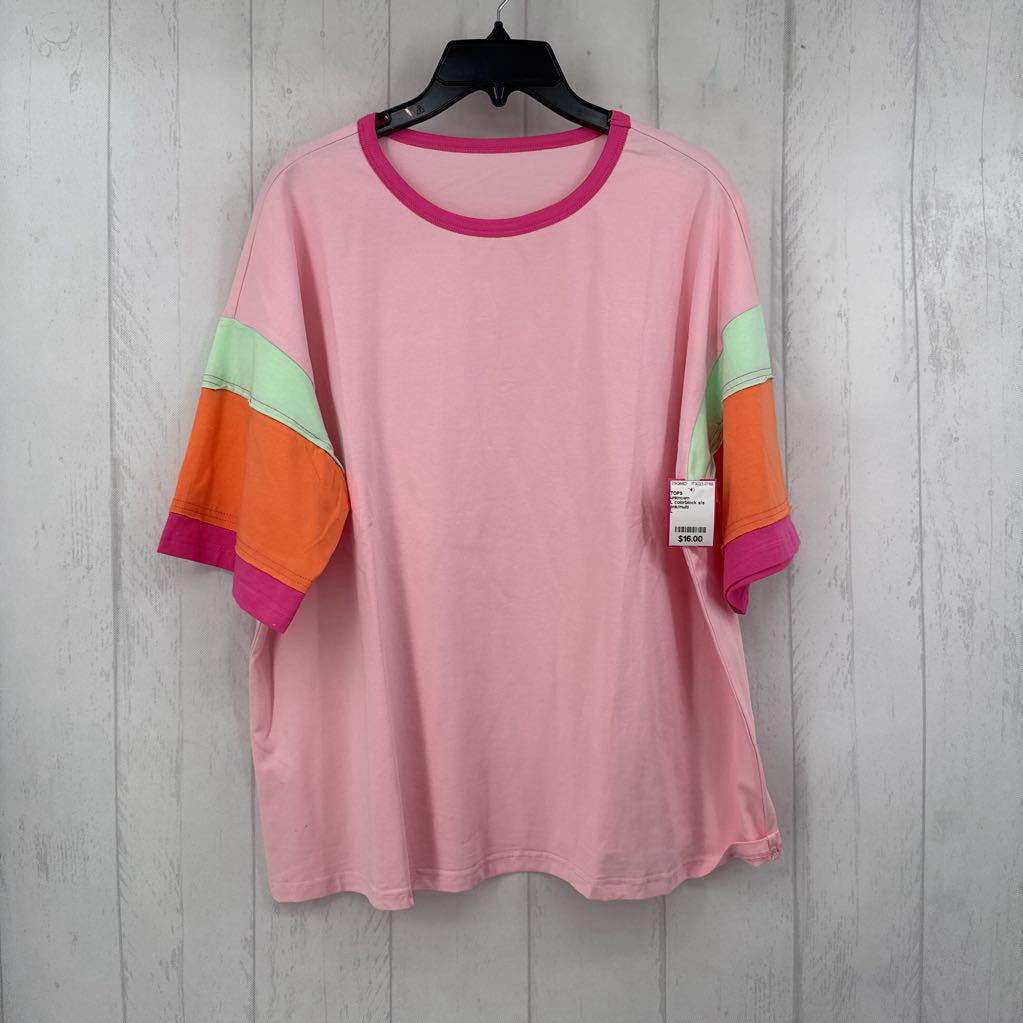 L colorblock s/s tee