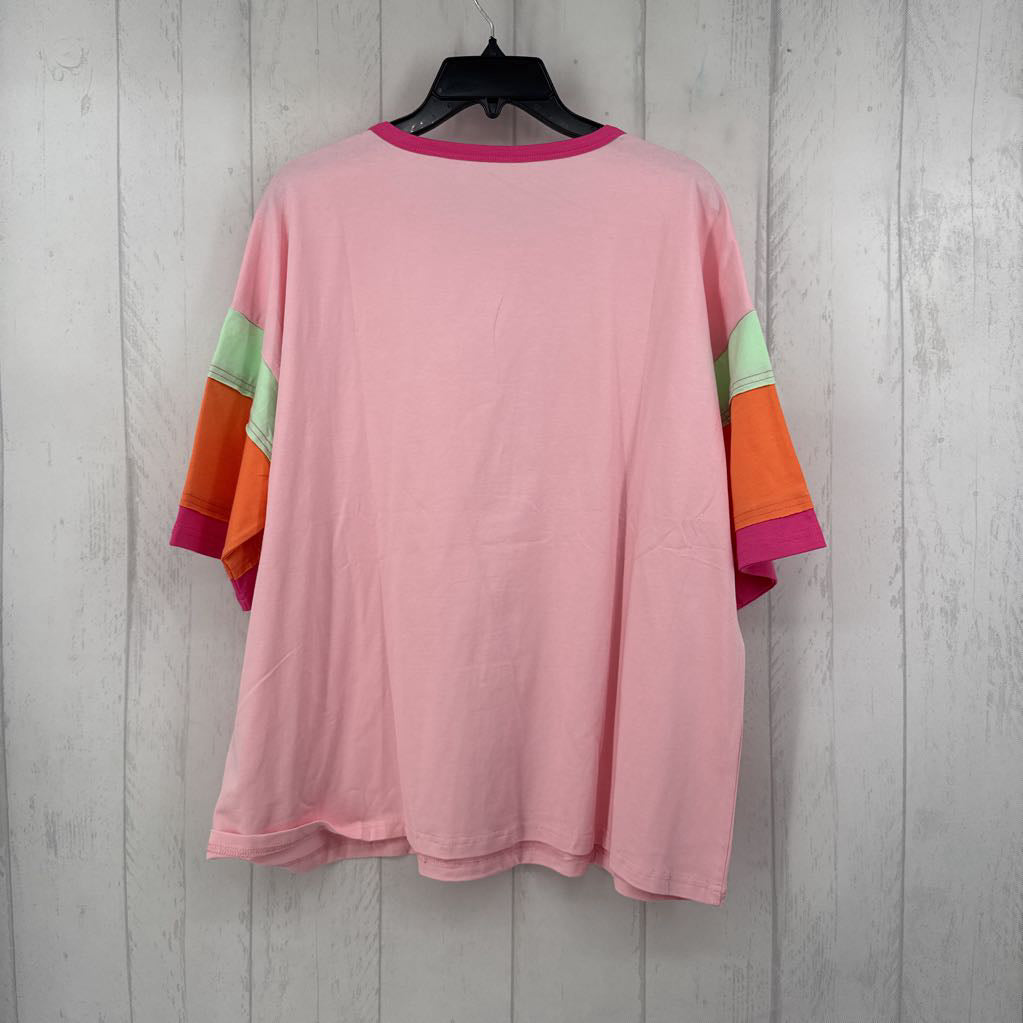 L colorblock s/s tee