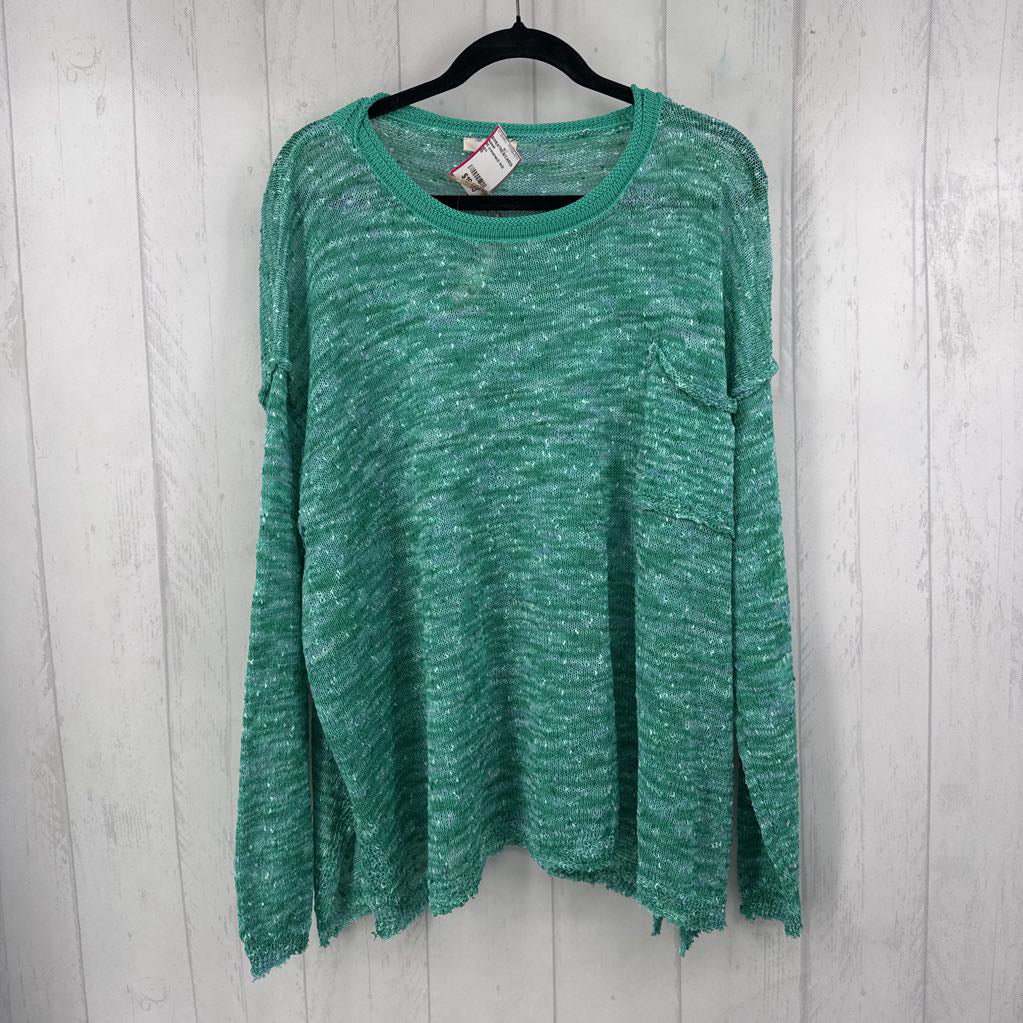 M crewneck knit sweater