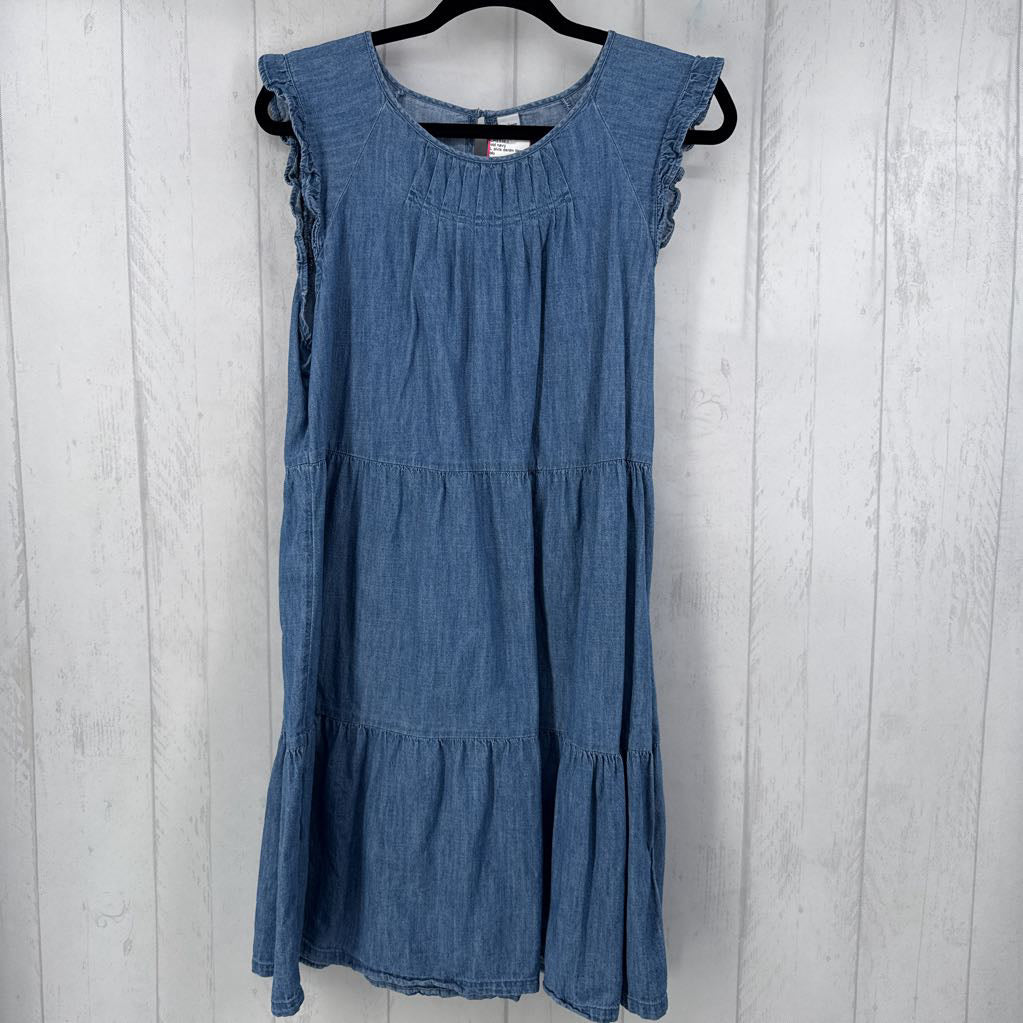 L slvls denim tiered dress