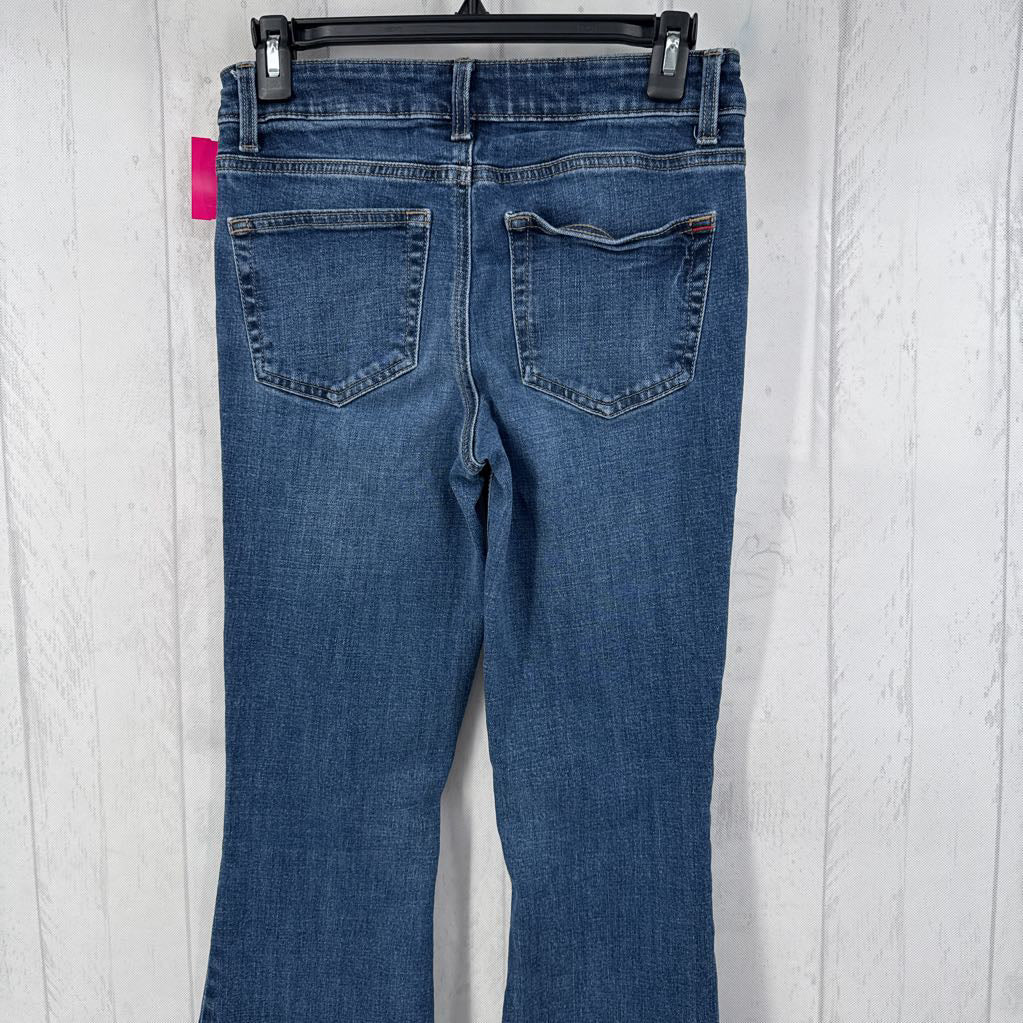 2/S hi rise flare jean