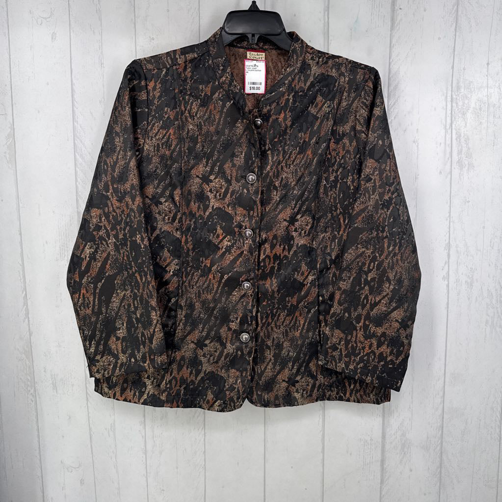 L l/s print button jacket